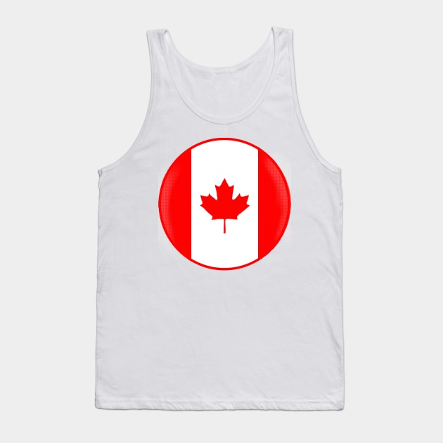 Canadian Maple Leaf coolest CANANDA flag ever Tank Top by PlanetMonkey